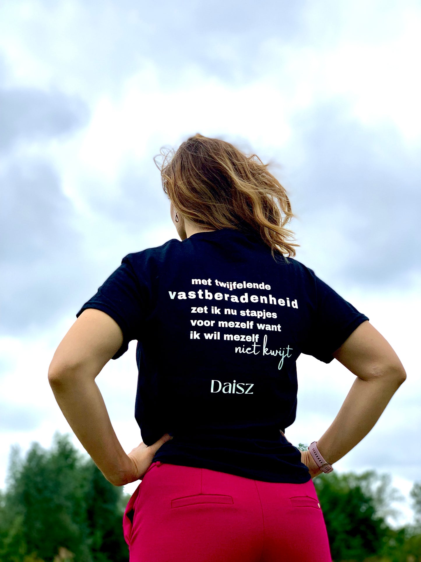 Twijfelend Vastberaden T-Shirt Zwart